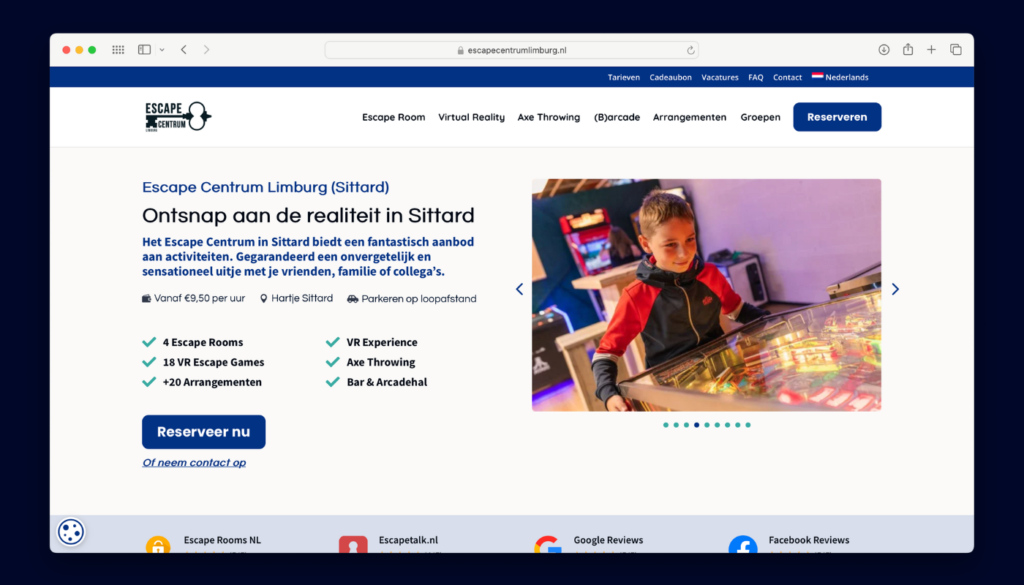 Scoob Escape Centrum Sittard Website laten maken social media 00003