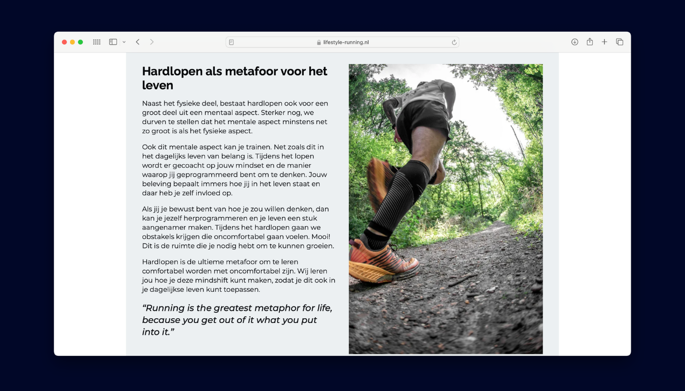 Scoob Lifestyle Runnning Website laten maken social media adverteren 00008